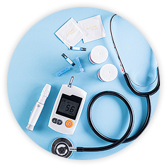 Ornate Medical Health Equipments Categories section